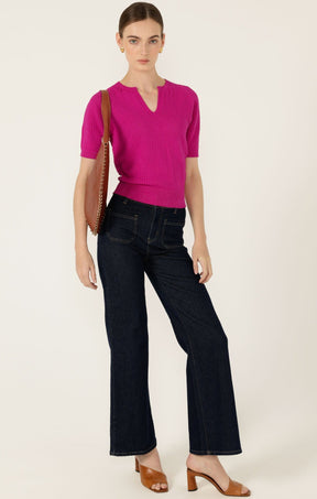 Pants HARPER WIDE LEG JEAN IN INDIGO