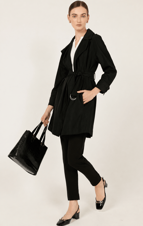 Pants Multi Occasion TAPERED LEG PANT IN BLACK