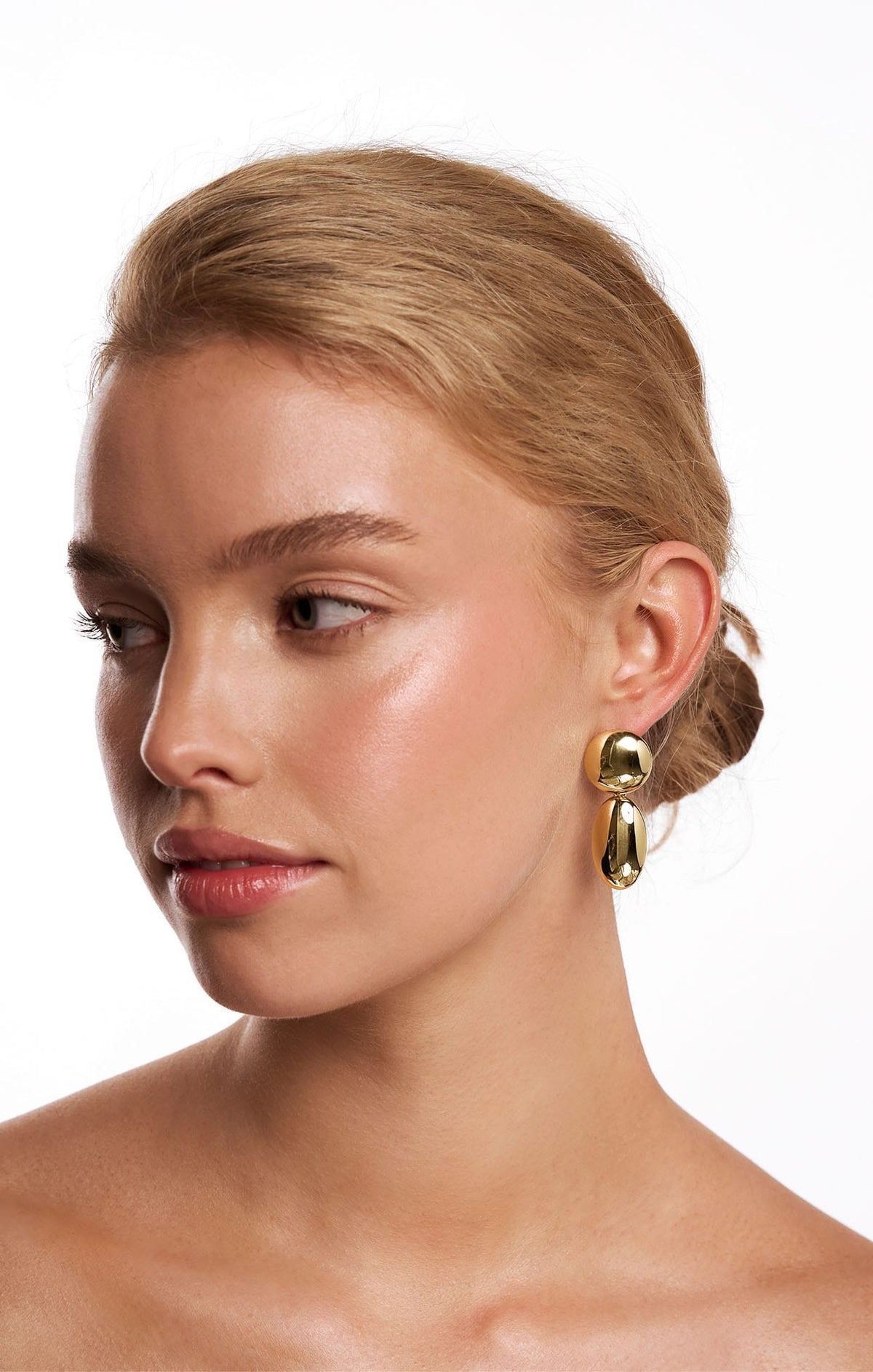Earrings OS / GOLD MALIBU EARRINGS IN GOLD