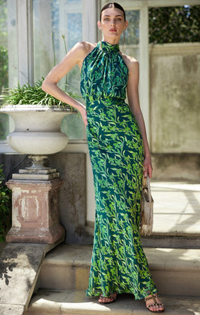 Dresses Events PRISCILLA HALTER BIAS DRESS