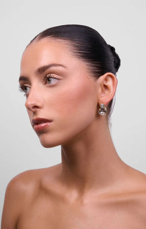 Earrings OS / CZ ROYAL CRYSTAL EARRING IN CZ