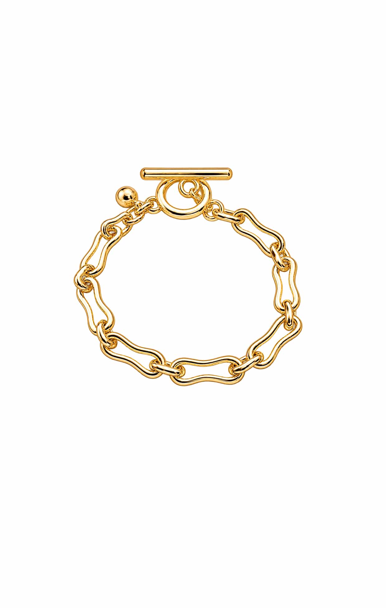 VINTAGE LINK BRACLET IN GOLD