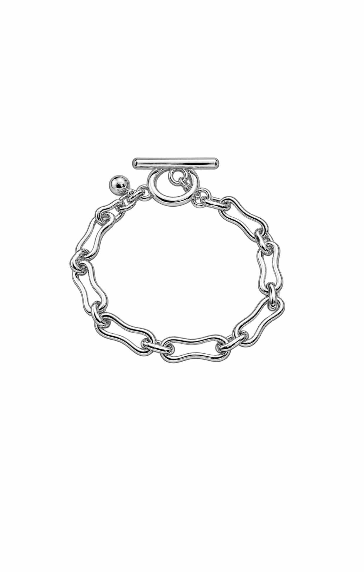 VINTAGE LINK BRACLET IN SILVER