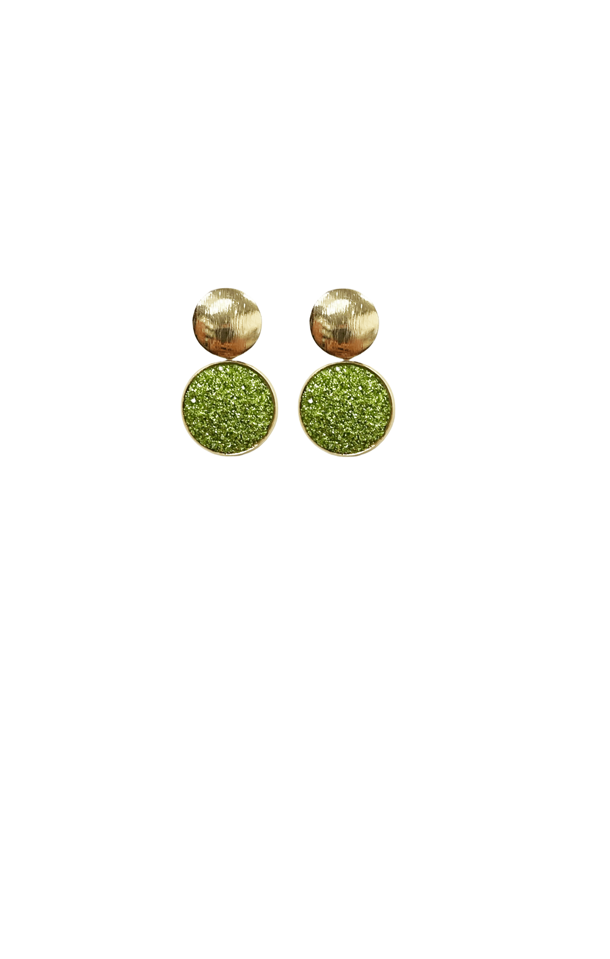 ACCESSORIES Earrings One Size / Green ANNA DROP EARRING IN GREEN