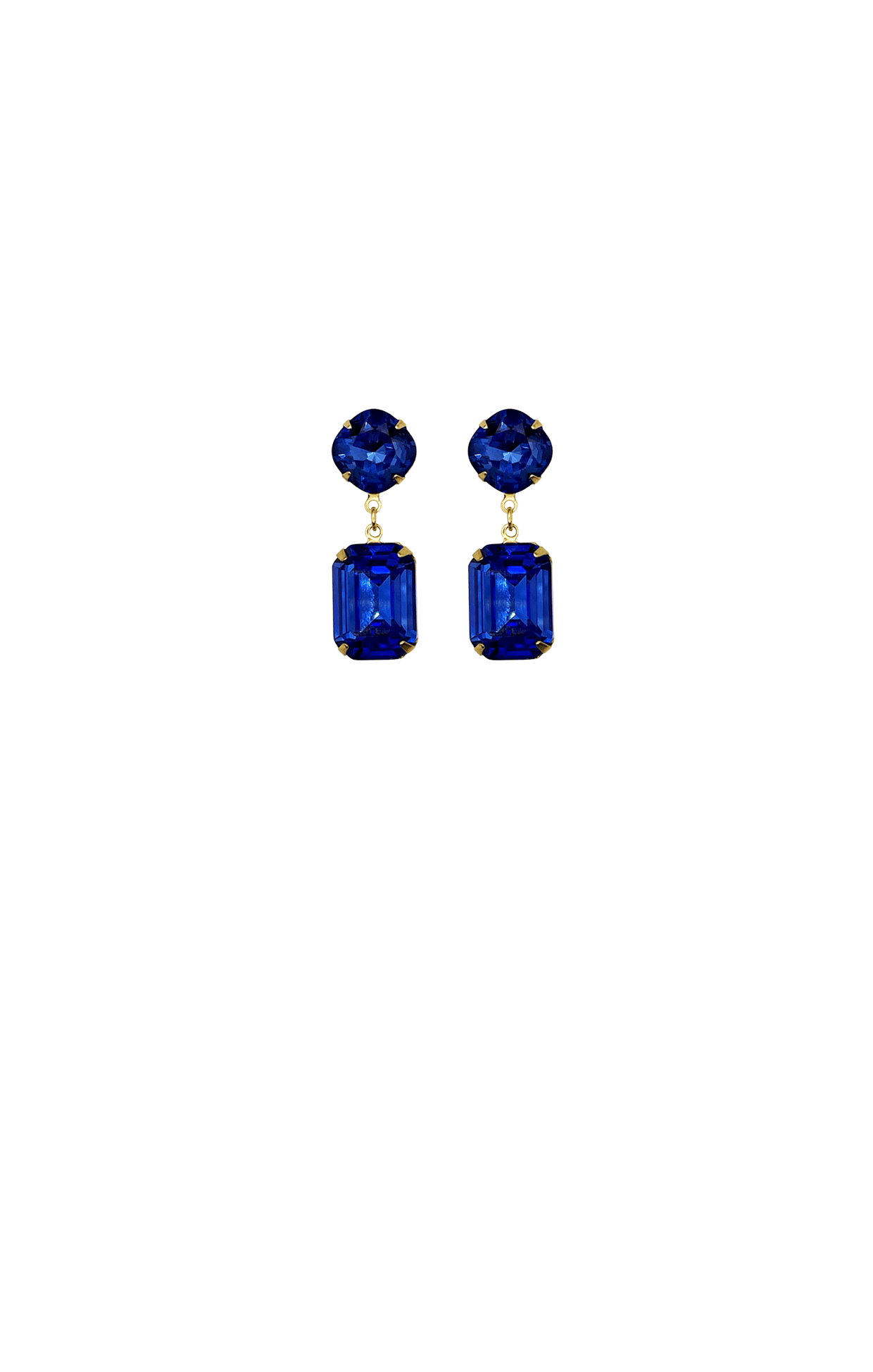 ACCESSORIES Earrings One Size / Blue ARABELLA DROP EARRING IN SAPPHIRE