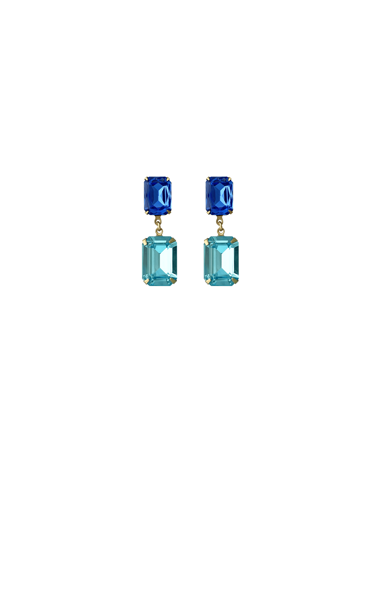 Earrings OS / BLUE ARABELLA DROP EARRING IN SAPPHIRE AQUA