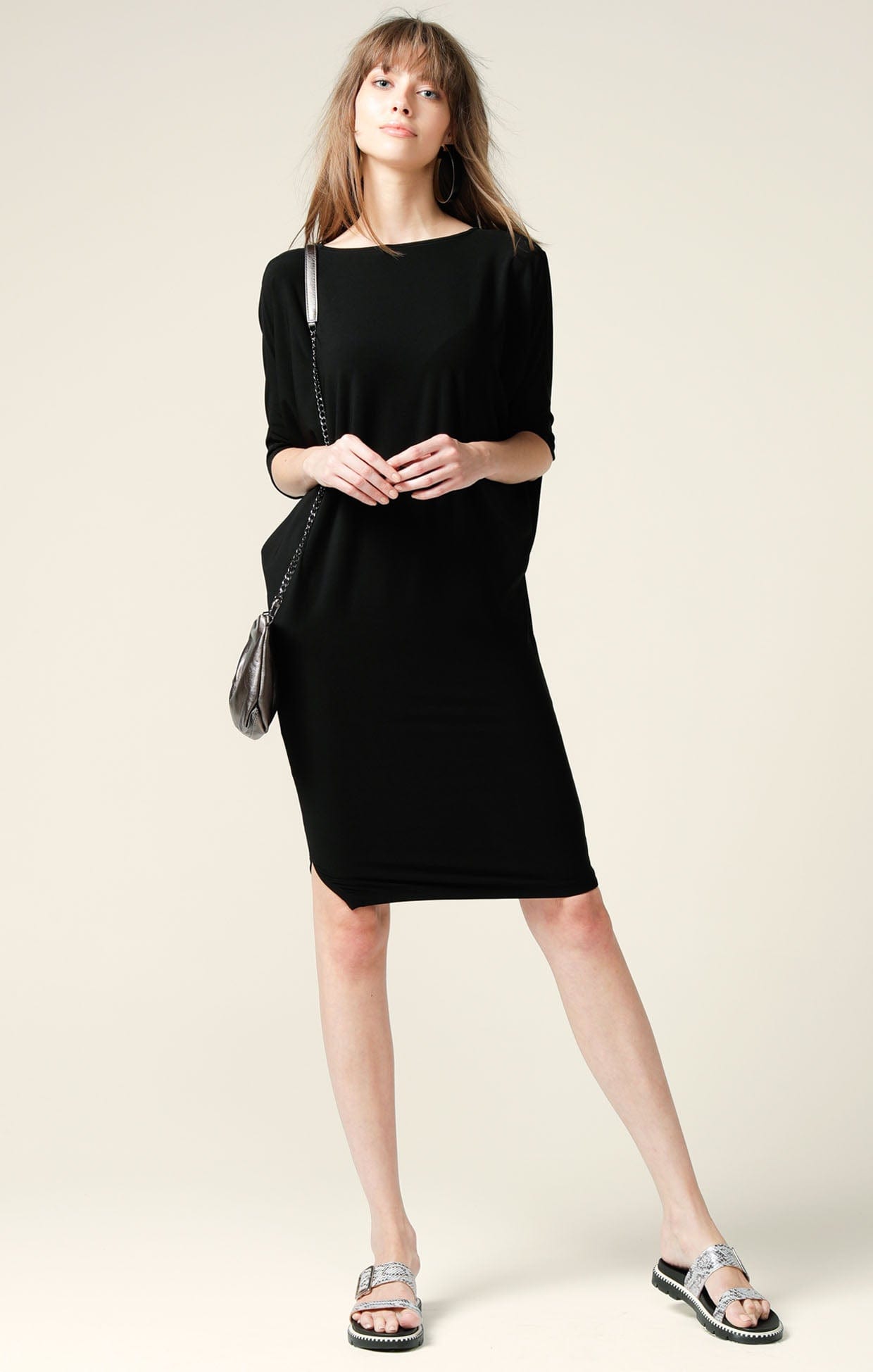 Dresses Multi Occasion BATWING DRESS IN BLACK