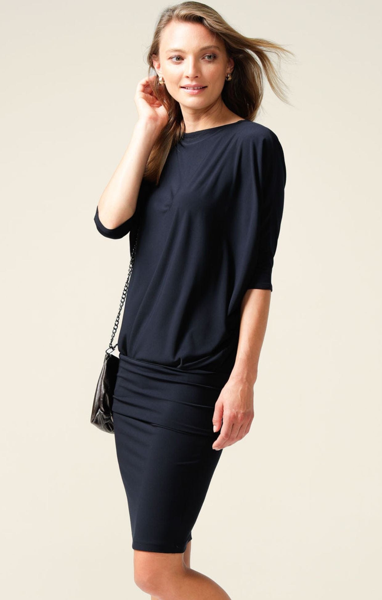 Dresses Multi Occasion BATWING DRESS IN NAVY