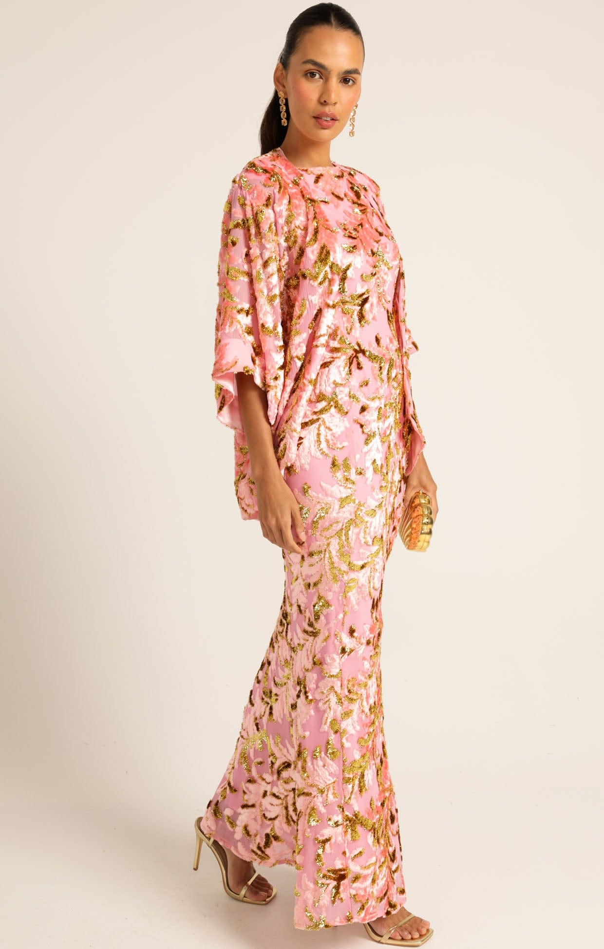 Blossom Textured Events Kimono Top in Blush- SACHA DRAKE Blossom Textured Events Kimono Top in Blush- SACHA DRAKE