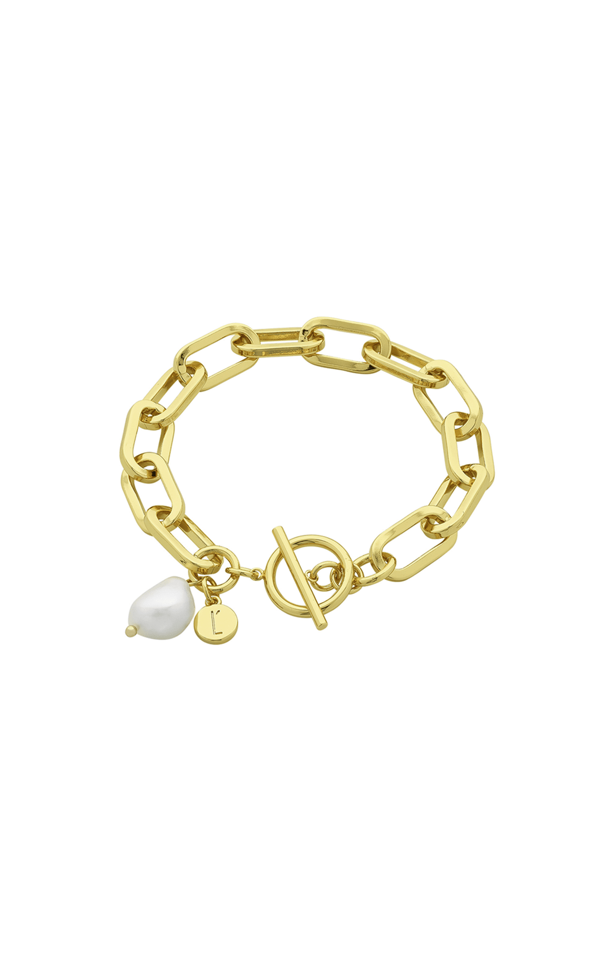 Bracelets OS / GOLD DARCY PEARL BRACELET IN GOLD