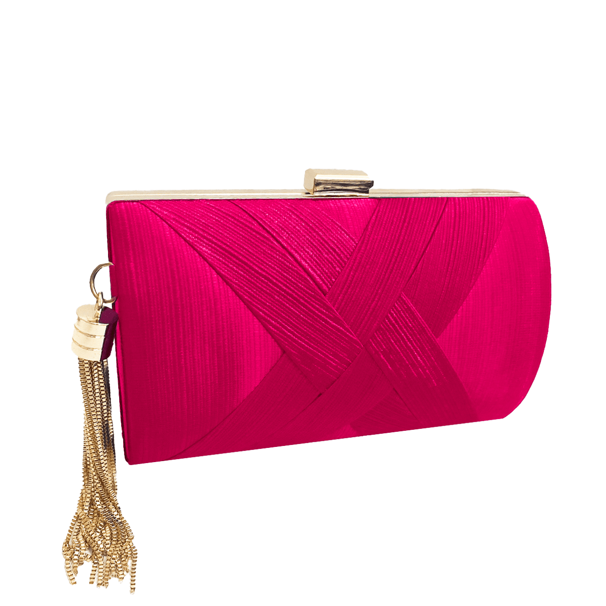 Deanna Evening Clutch Bag in Fuchsia SACHA DRAKE