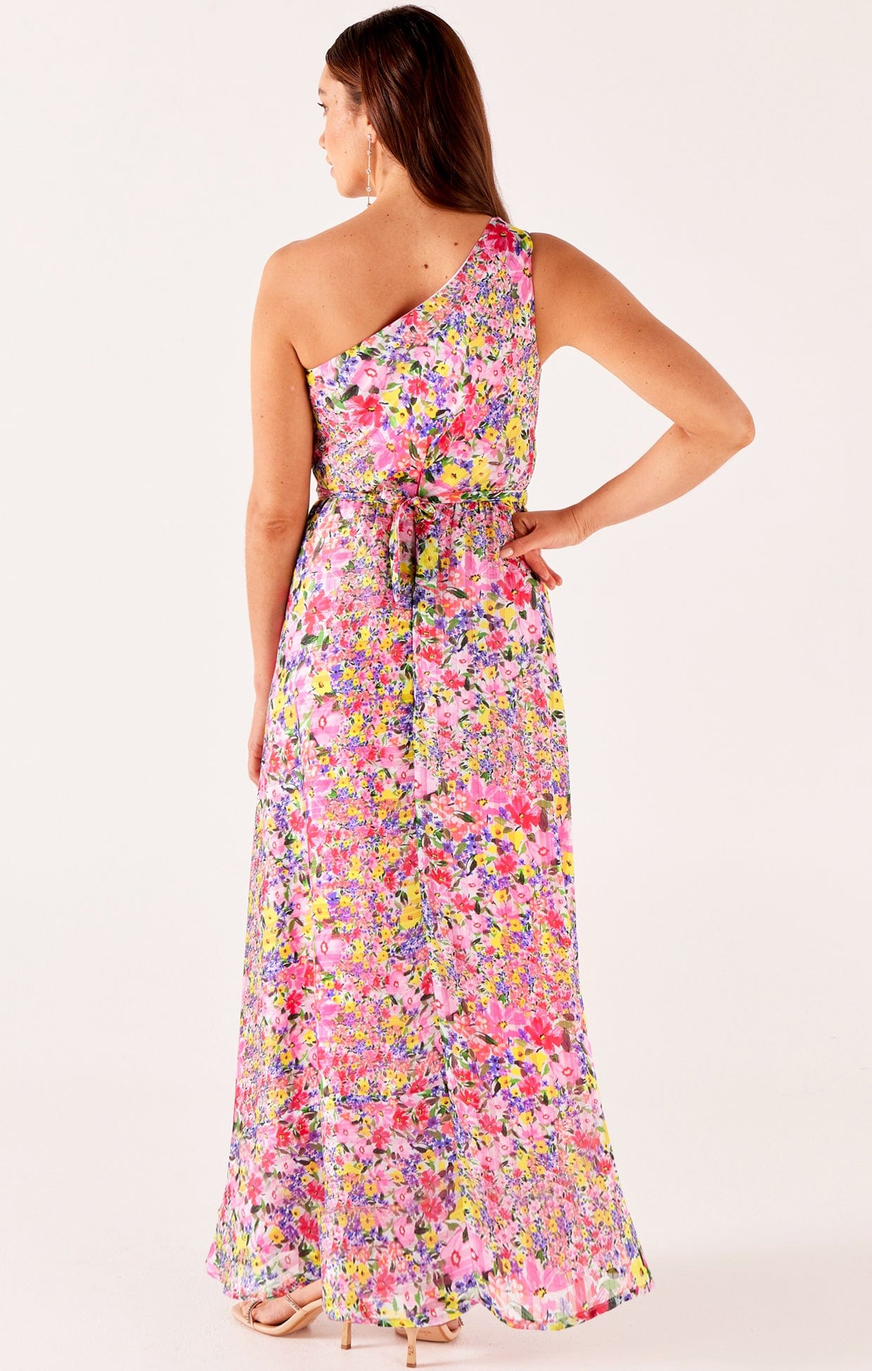 Dresses Events GARDEN IN THE SKY MAXI IN PINK MULTI FLORAL