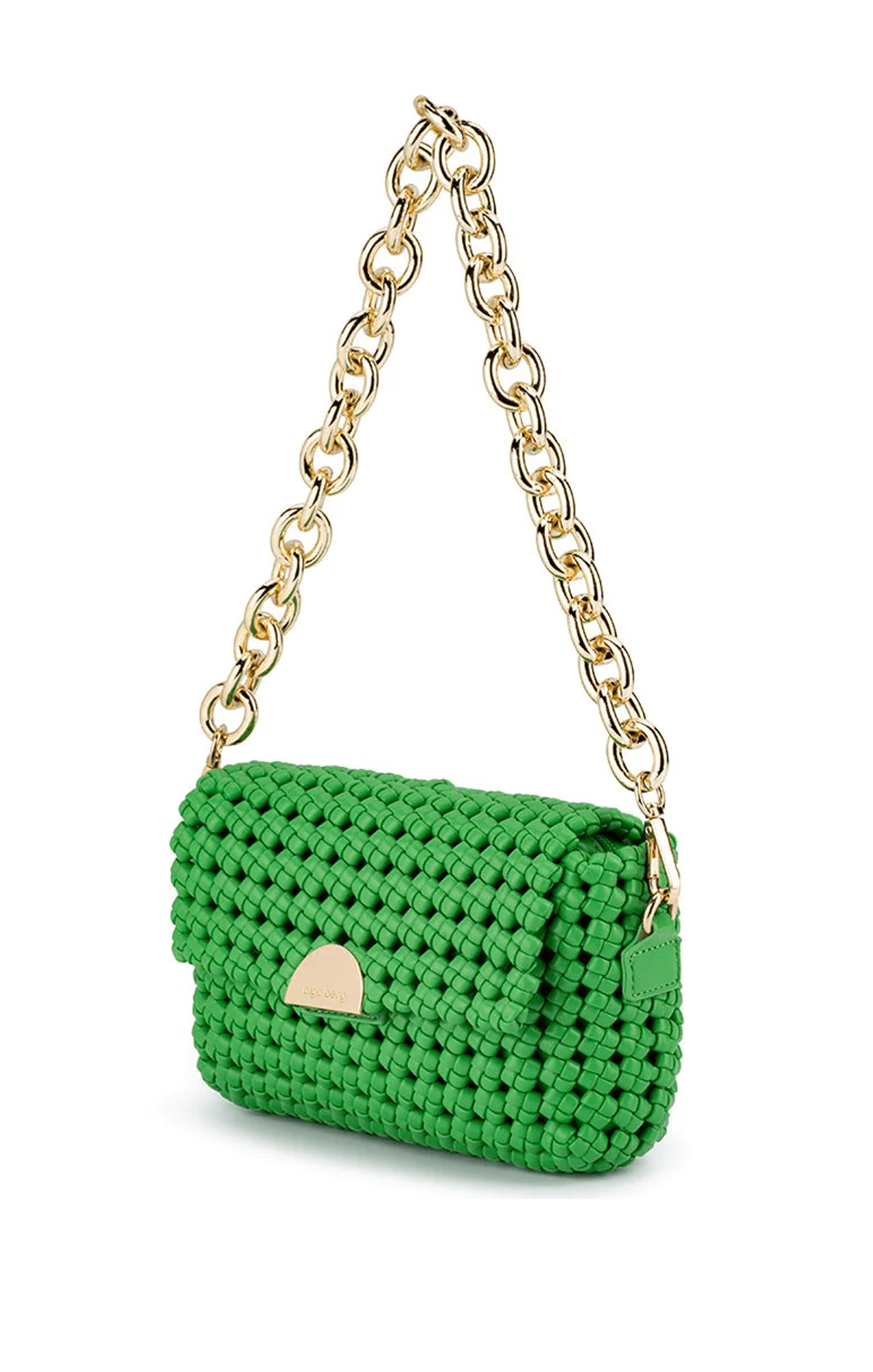 ACCESSORIES Bags Clutches One Size / Green GISELLE WOVEN SHOULDER BAG IN GREEN