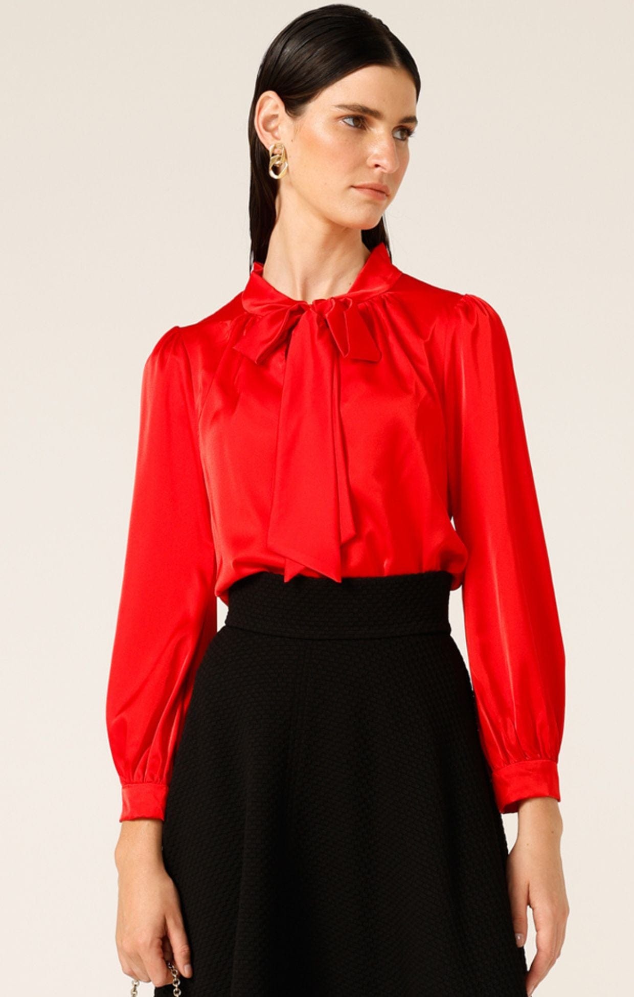 Tops HATCHIE BLOUSE IN CHERRY