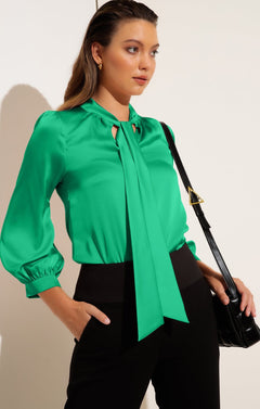 Sacha Drake Cowl Bias top in White