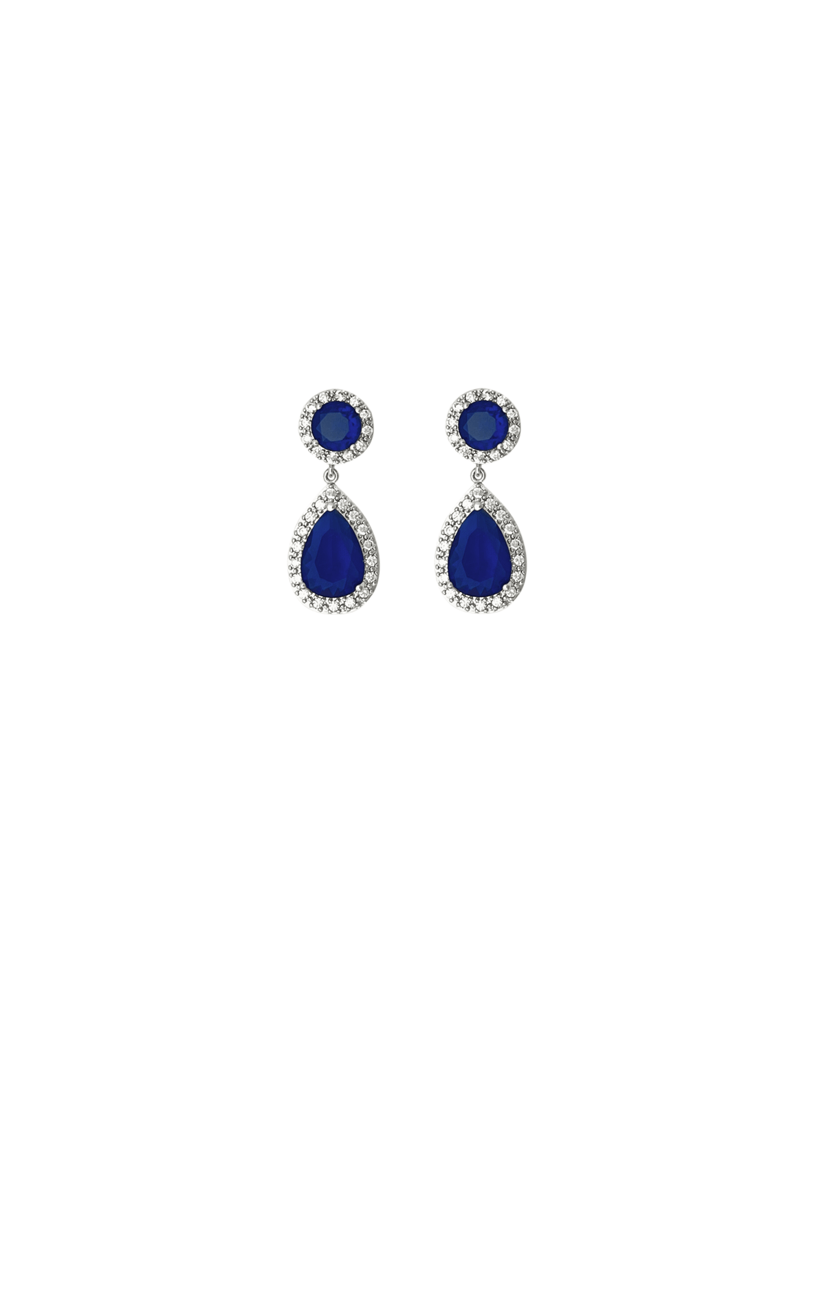 Earrings OS / BLUE KENSINGTON EARRING IN SAPPHIRE