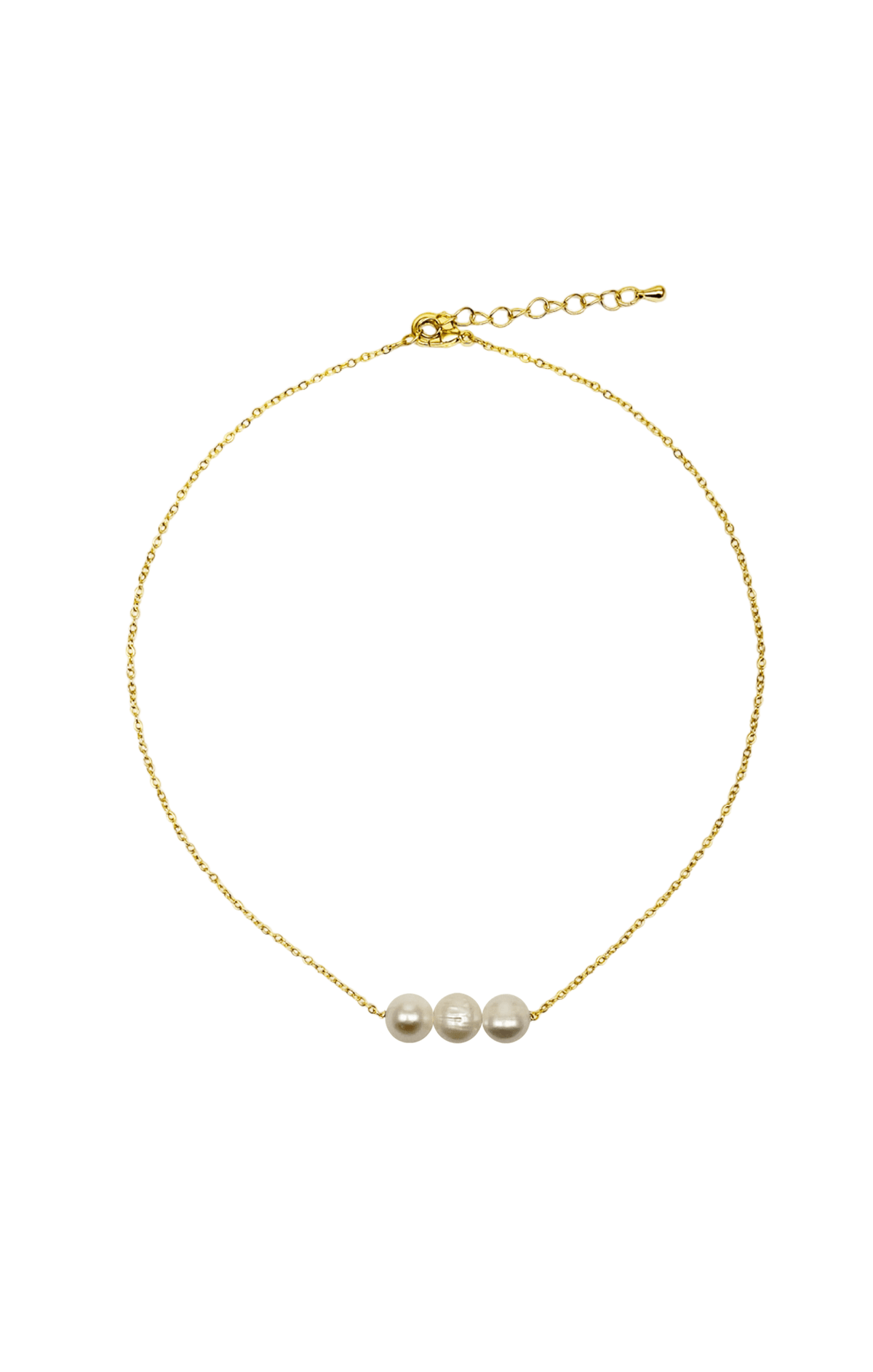 ACCESSORIES Necklaces One Size / Neutral PAYTON PEARL PANEL NECKLACE IN GOLD