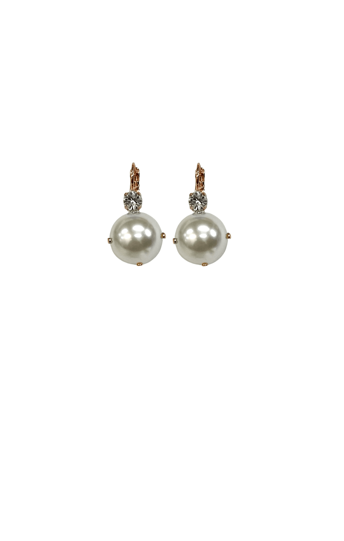 ACCESSORIES Earrings One Size / Neutral PRAGUE EARRING IN CRYSTAL AND PEARL