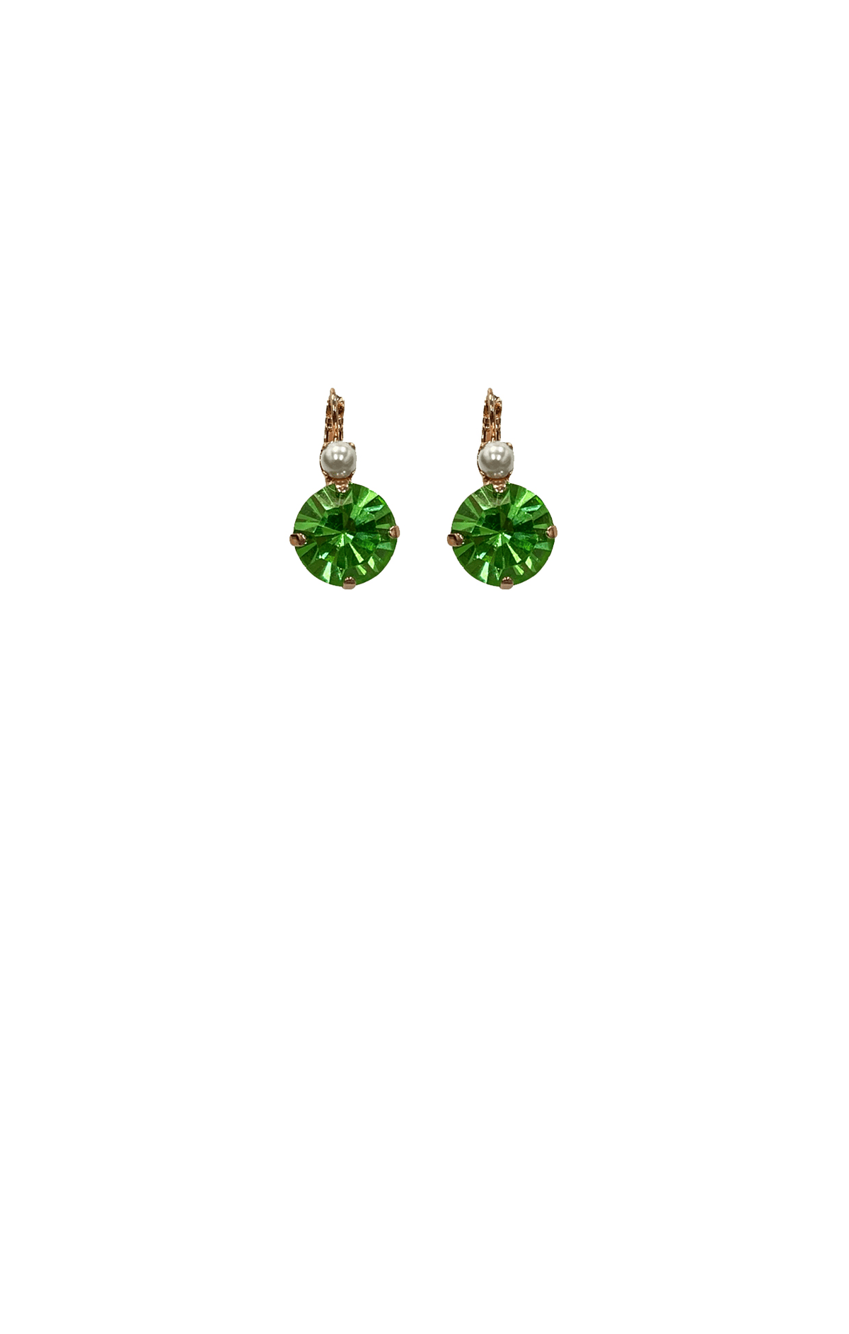 ACCESSORIES Earrings One Size / Green PRAGUE EARRING IN PEARL FERN