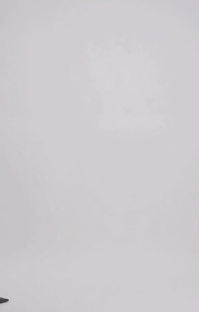 COLUMN DRAPE DRESS IN BLACK