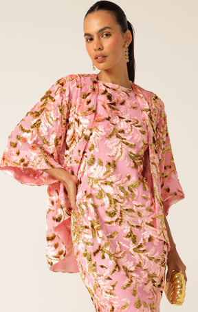 BLOSSOM KIMONO PINK GOLD