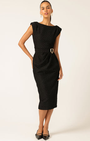 CELESTIAL DRESS IN BLACK