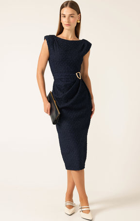 CELESTIAL DRESS IN NAVY