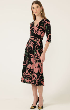 CHLOE REVERSE WRAP DRESS