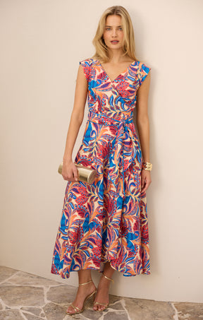 ELENI WRAP DRESS