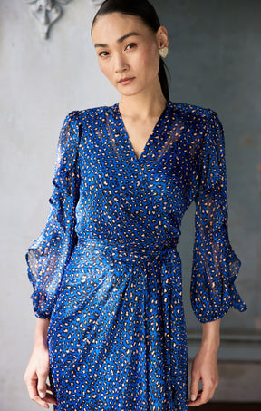 SHONA MIDI WRAP DRESS