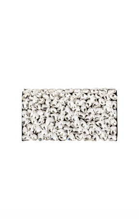 ACCESSORIES Bags Clutches OS / BLACK RENATA CRYSTAL ENCRUSTED CLUTCH IN BLACK