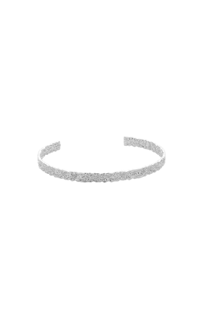 Bracelets OS / SILVER TATUM CUFF IN SILVER