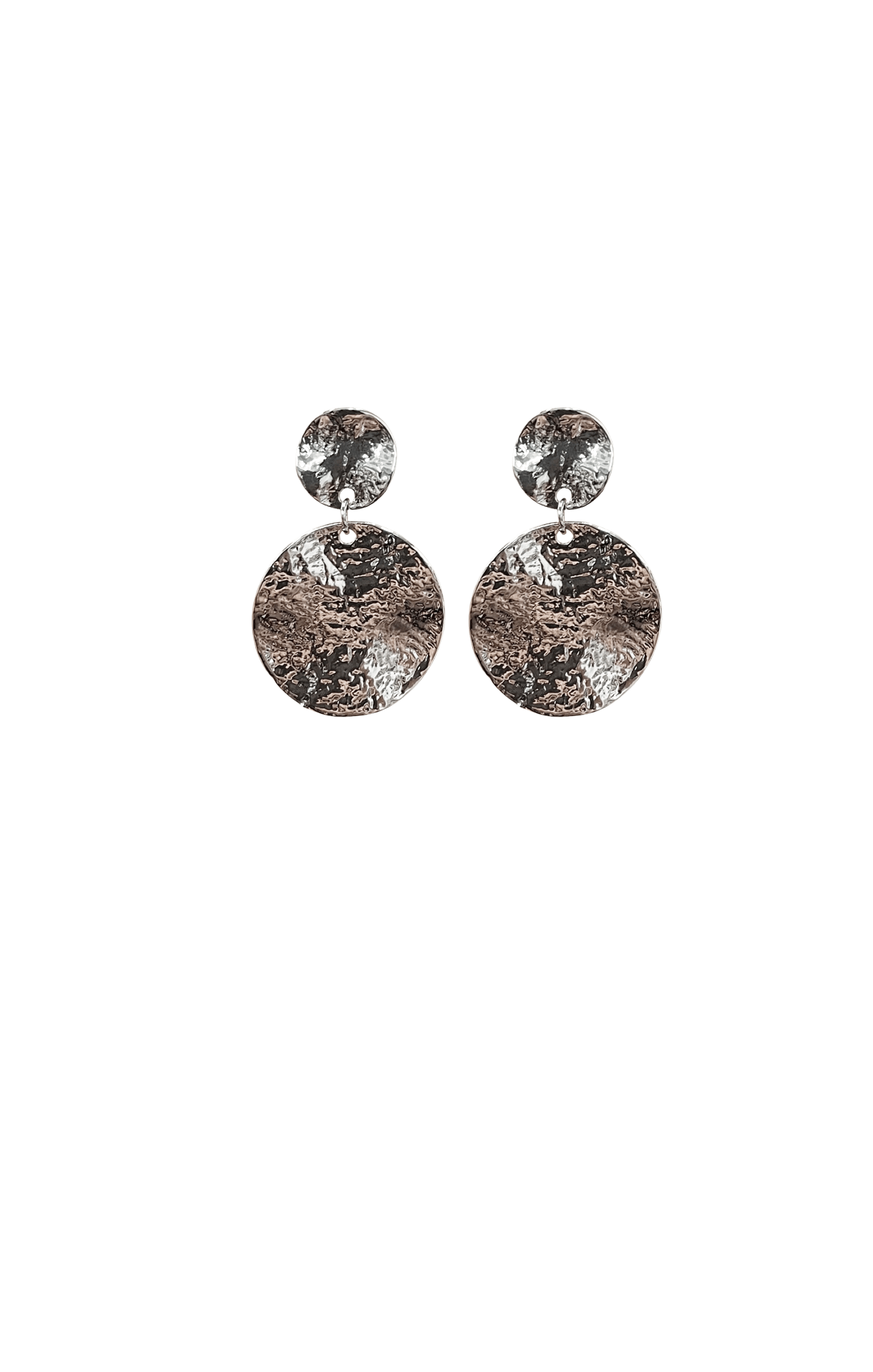 ACCESSORIES Earrings One Size / Neutral TILLY TEXTURED EARRING IN SILVER
