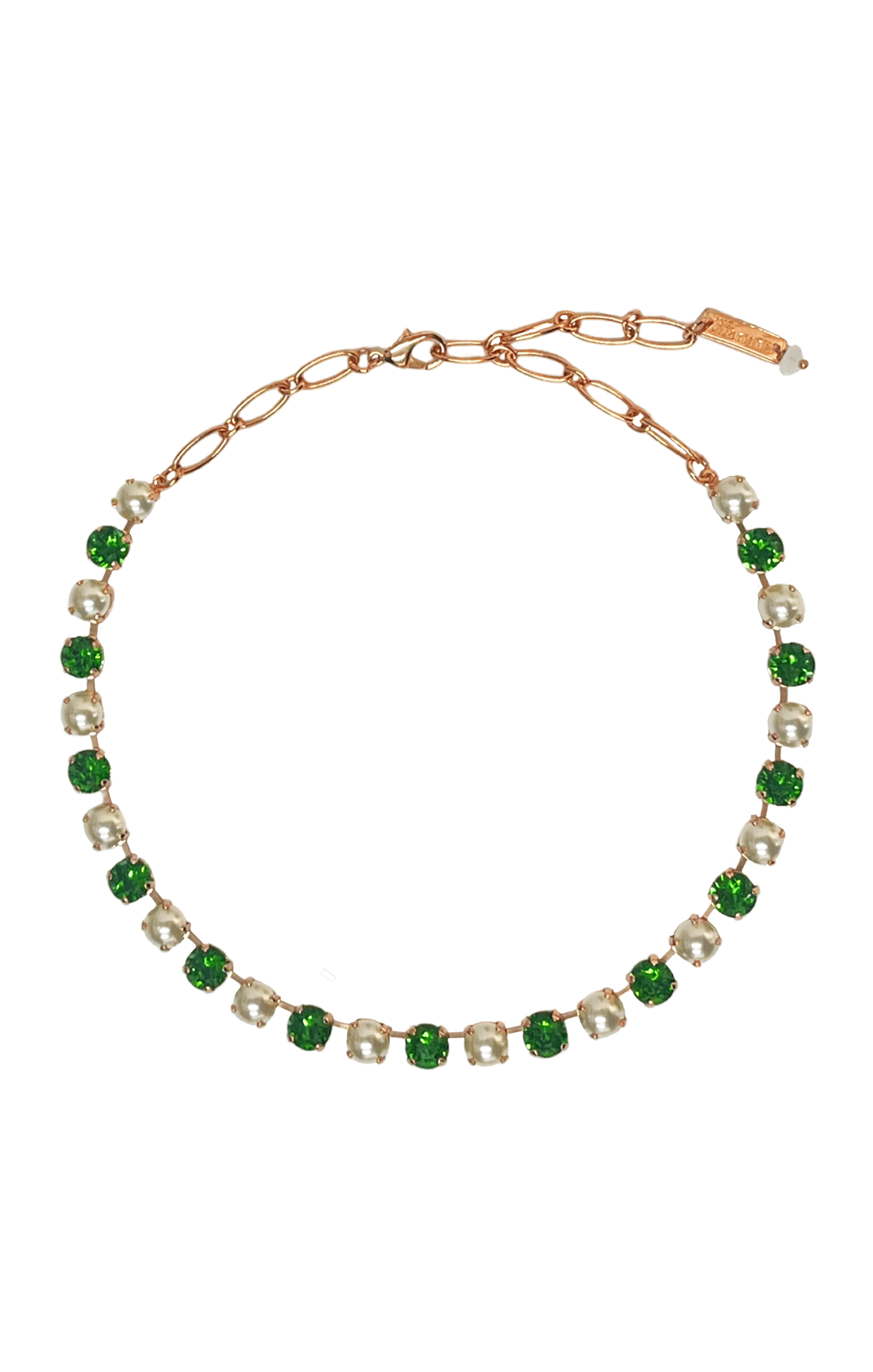 ACCESSORIES Necklaces One Size / Green VIENNA NECKLACE IN FERN AND PEARL