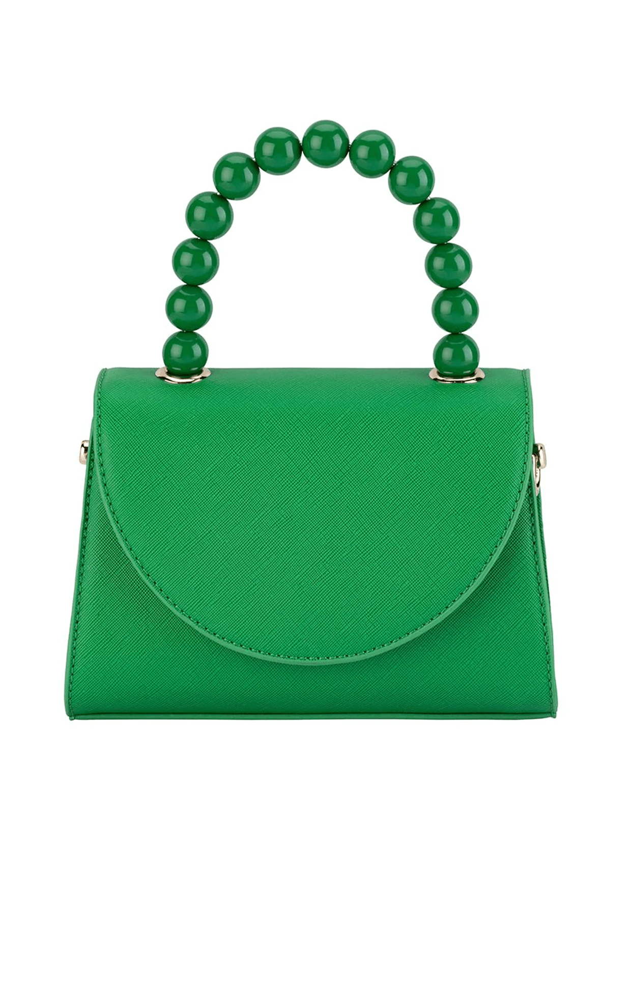ACCESSORIES Bags Clutches One Size / Green WENDY BEAD HANDLE BAG IN GREEN