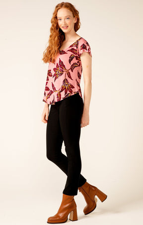 Tops Multi Occasion ANALIA TOP IN PINK RUBY LILLY