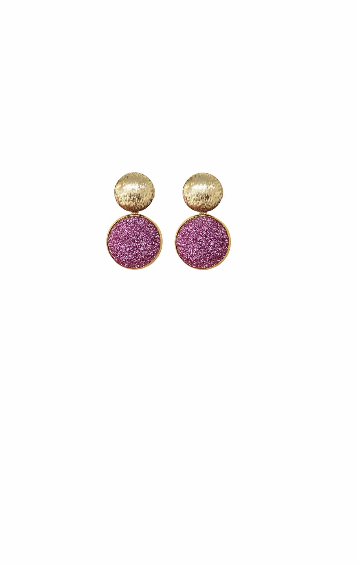 ACCESSORIES Earrings One Size / Purple ANNA DROP EARRING IN LILAC
