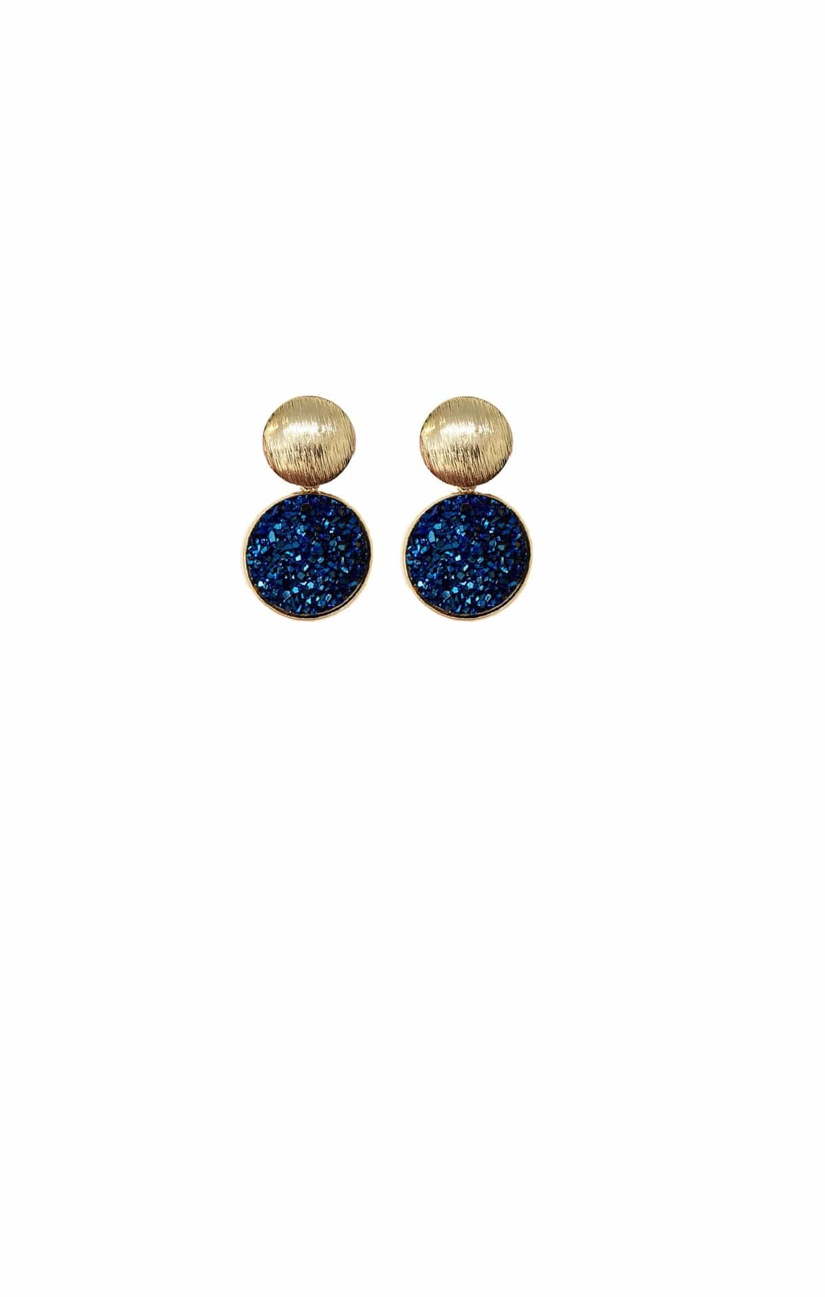 ACCESSORIES Earrings One Size / Blue ANNA DROP EARRING IN SAPPHIRE