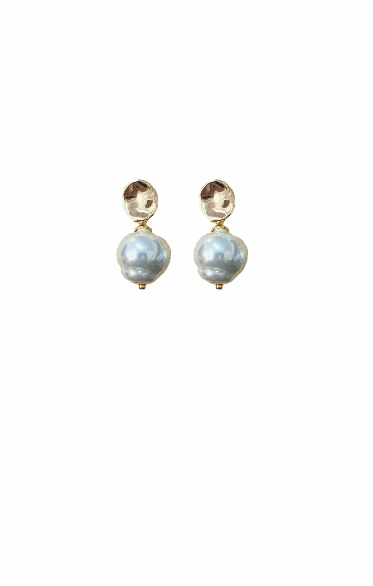 ACCESSORIES Earrings One Size / Neutral CLASSIC PEARL DROP EARRING IN GOLD