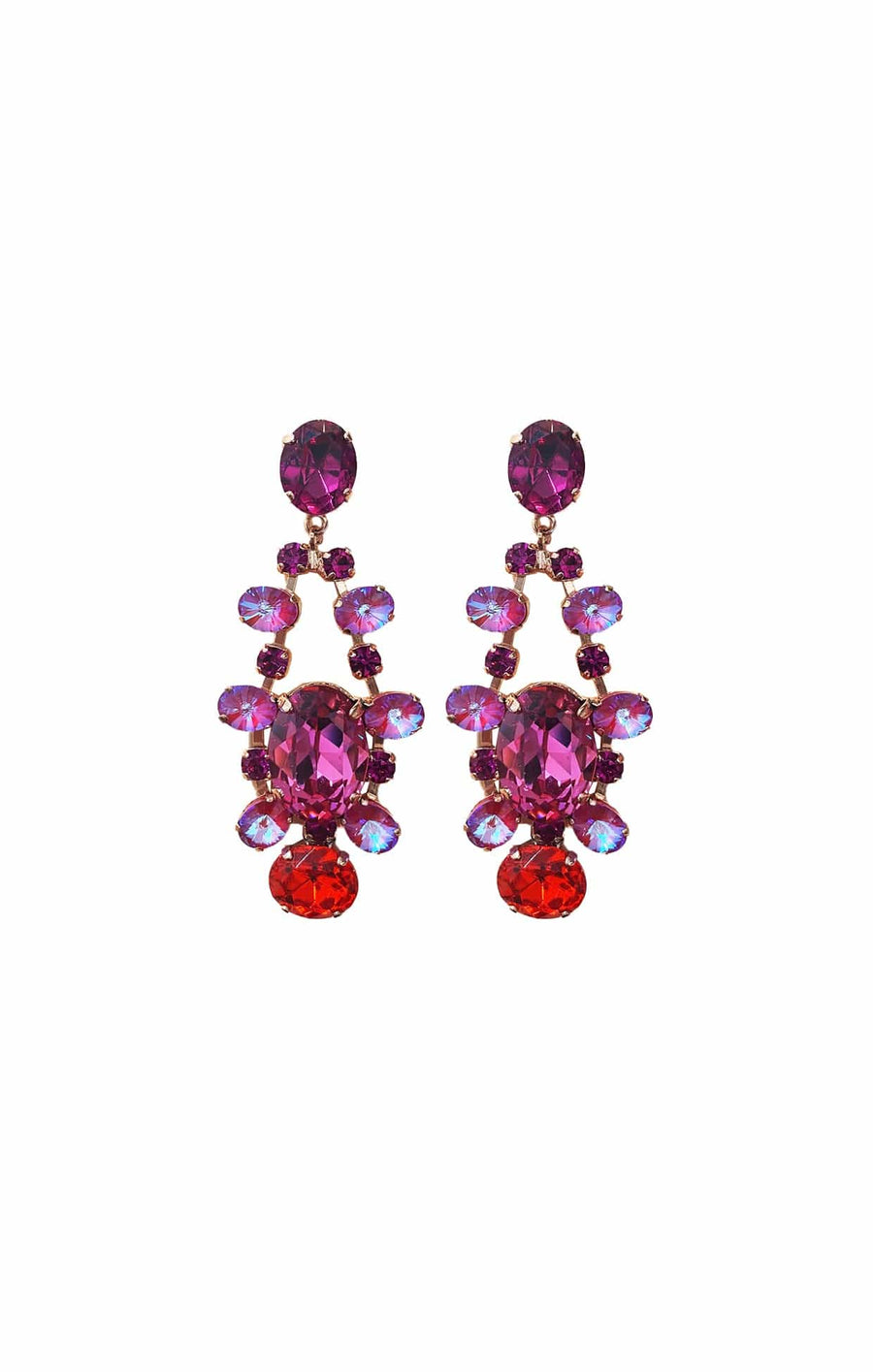 Stud Earring Jule Fuchsia Mini - Elk Accessories