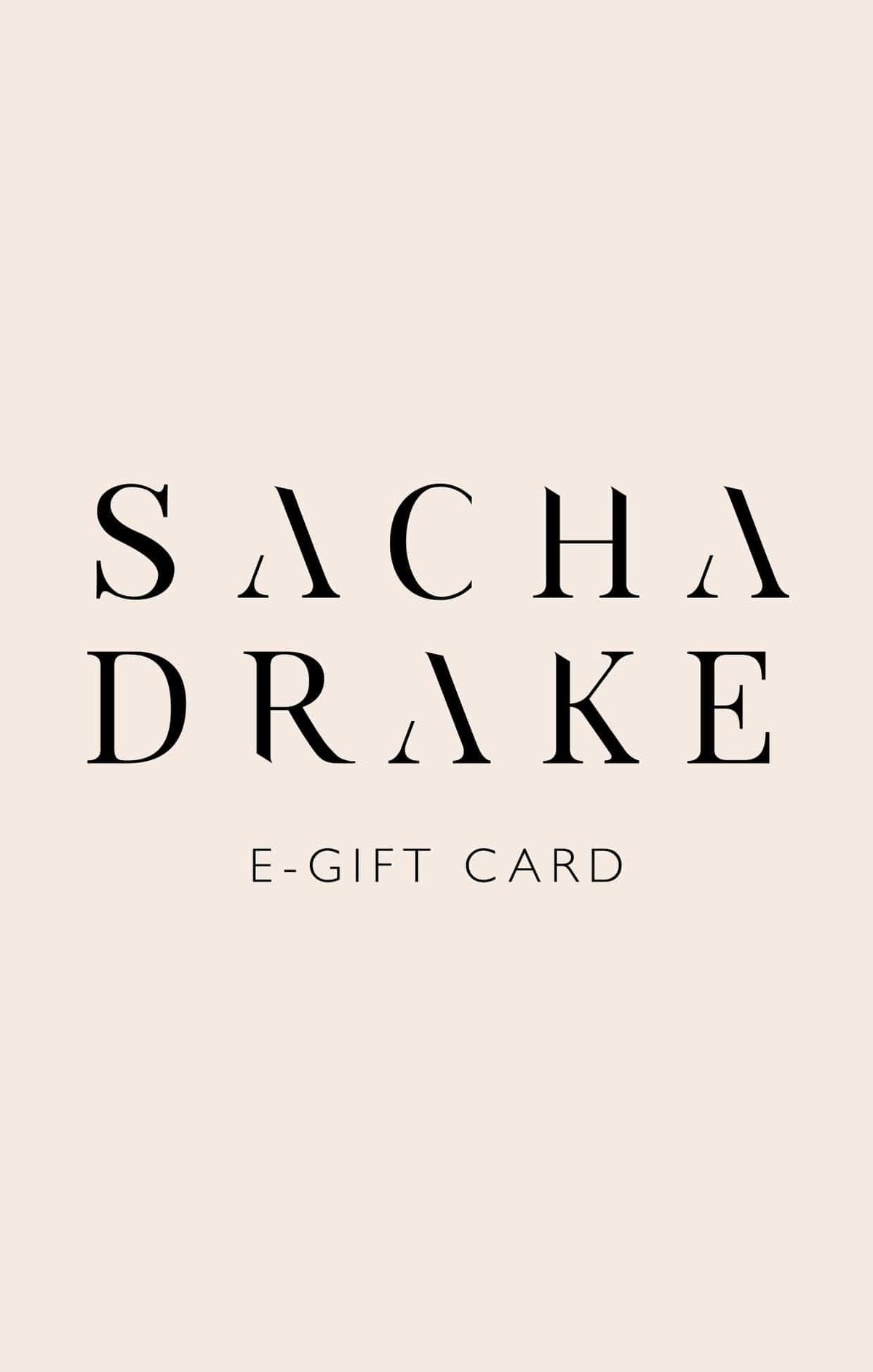 Gift Card SACHA DRAKE E-Gift Card